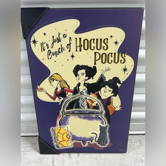 Disney Other - Disney Hocus Pocus Halloween Sign Decoration NEW